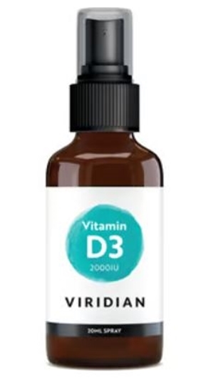 VIRIDIAN VITAMIN D3 2000 IU SPRAY